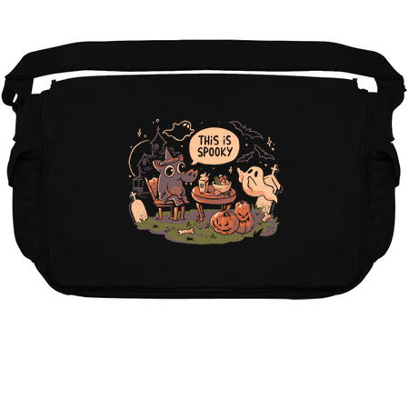 This Is Spooky - Halloween Funny Dog Meme Sarcasm Cute Gift tiny thumbnail