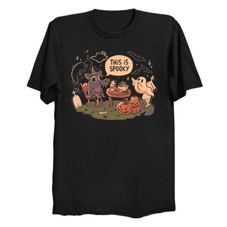 This Is Spooky - Halloween Funny Dog Meme Sarcasm Cute Gift tiny thumbnail