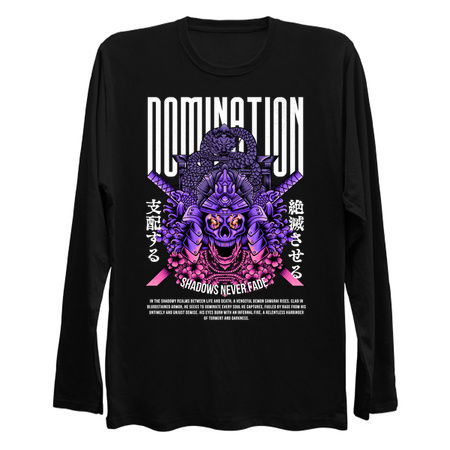 Domination Design: Demon Samurai - Shadows Never Fade - Dark Japanese Art tiny thumbnail