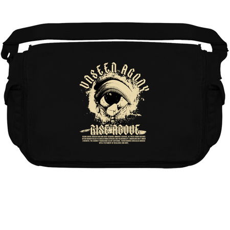 Unseen Agony Design: Rise Above - Eye Graphic with Inspirational Text tiny thumbnail