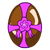 Chocolate Easter Egg with Ribbon and Bow tiny thumbnail