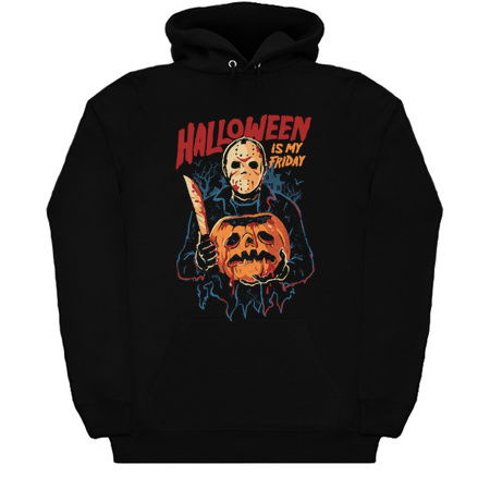 Halloween Is My Friday - Dark Funny Sarcasm Horror Movie Pumpkin Gift tiny thumbnail