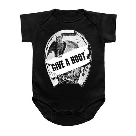 Give A Hoot Funny Vintage Owl Inspirational Quote tiny thumbnail