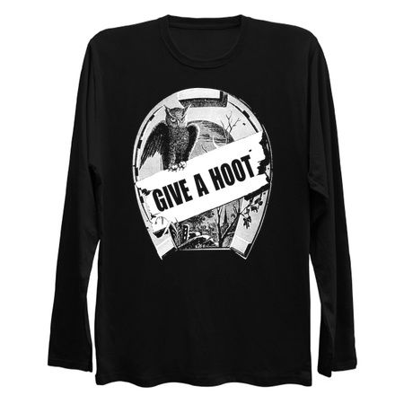 Give A Hoot Funny Vintage Owl Inspirational Quote tiny thumbnail