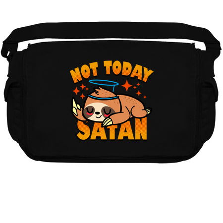 Not Today Satan Funny Cute Kawaii Sloth Slogan tiny thumbnail
