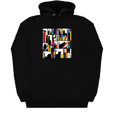 Mondrian Cats Library by Tobe Fonseca tiny thumbnail