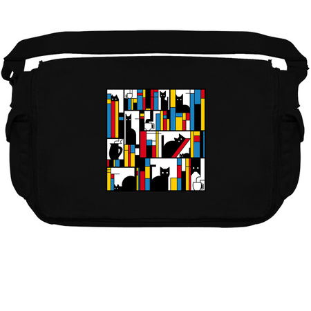 Mondrian Cats Library by Tobe Fonseca tiny thumbnail