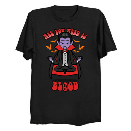 Funny Vintage Meditating Dracula Vampire Meme tiny thumbnail