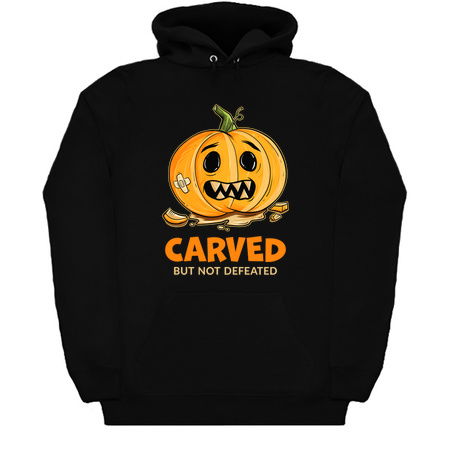 Halloween pumpkin - carved but not defeated tiny thumbnail