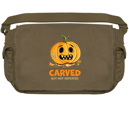 Halloween pumpkin - carved but not defeated tiny thumbnail