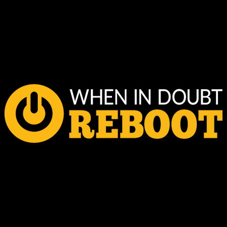 When in doubt - reboot - NeatoShop