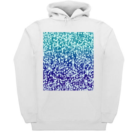 Disco Blue Purple Ombre Confetti Pattern tiny thumbnail