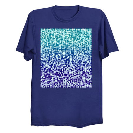 Disco Blue Purple Ombre Confetti Pattern tiny thumbnail