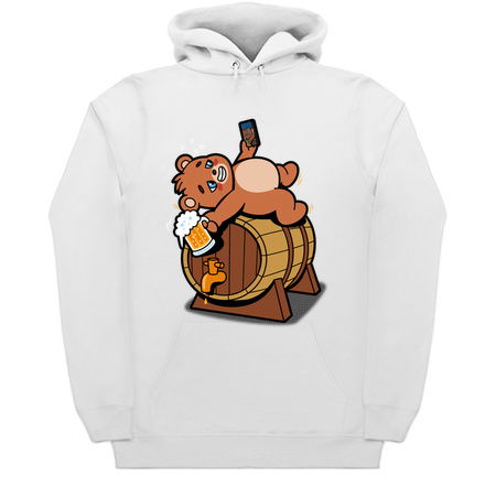 Funny Cute Drunk Oktoberfest Bear Drinking Beer tiny thumbnail