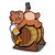 Funny Cute Drunk Oktoberfest Bear Drinking Beer tiny thumbnail