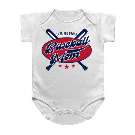 Loud and Proud Baseball Mom Design: Perfect for Passionate Moms tiny thumbnail