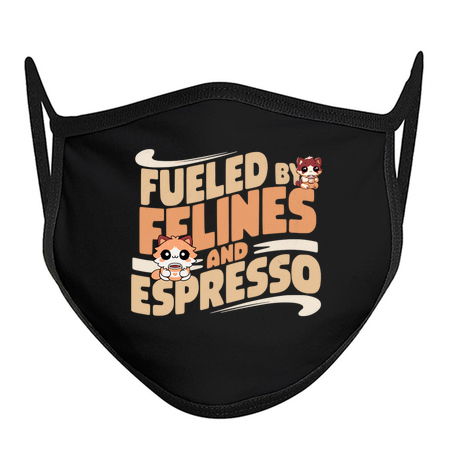 Fueled by Felines and Espresso: Cute Cat and Coffee Design tiny thumbnail