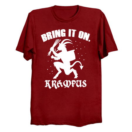 Bring It On Krampus Christmas Slogan tiny thumbnail