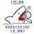 I'm OK: Shark Attack Survival Humor Design tiny thumbnail