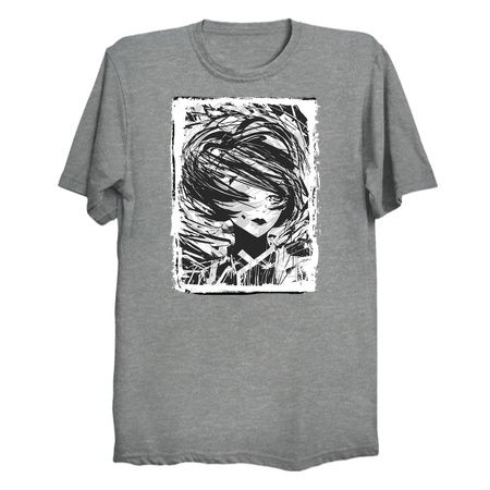 Digital Cyber Glitch Girl. Pixel Pulse tiny thumbnail