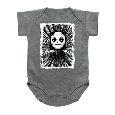 Digital Cyber Glitch Girl. Quantum Quirk tiny thumbnail