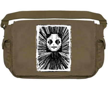 Digital Cyber Glitch Girl. Quantum Quirk tiny thumbnail