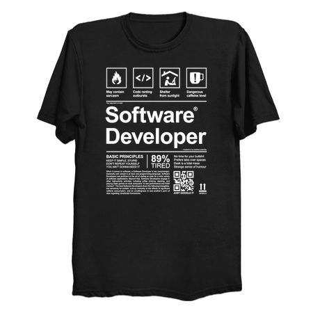 Software developer care instructions tiny thumbnail
