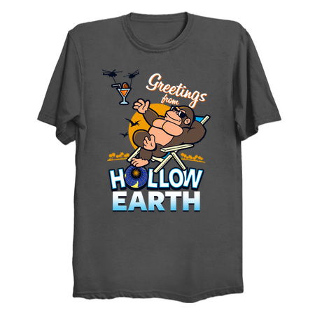 Funny Vintage Giant Monster Travel Poster tiny thumbnail