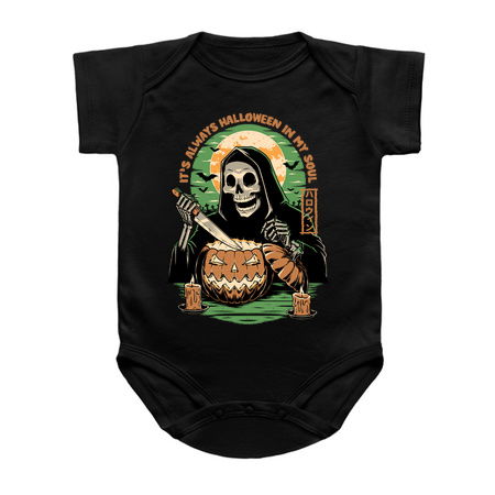 Halloween in my Soul - Pumpkin Skeleton Carving tiny thumbnail