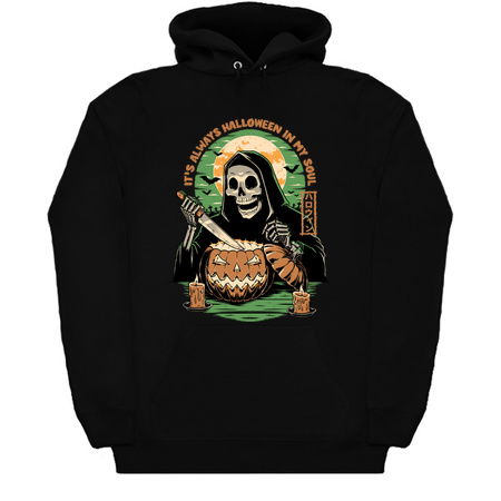 Halloween in my Soul - Pumpkin Skeleton Carving tiny thumbnail