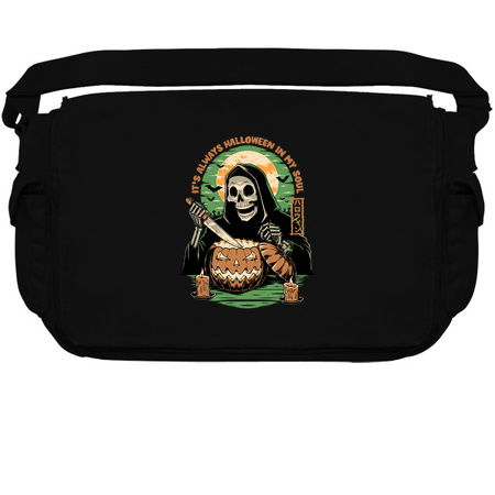 Halloween in my Soul - Pumpkin Skeleton Carving tiny thumbnail