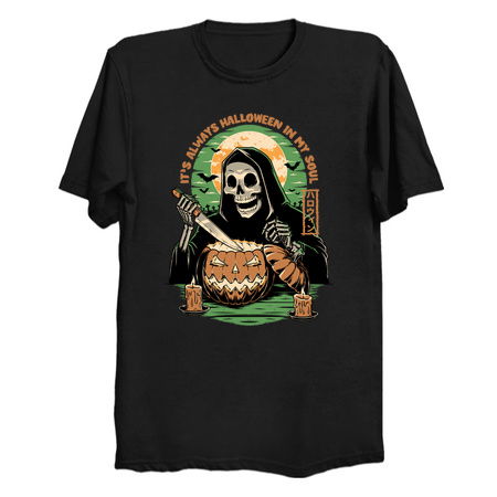 Halloween in my Soul - Pumpkin Skeleton Carving tiny thumbnail