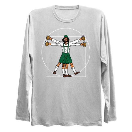 Oktoberfest Beer Drinking Vitruvian Man tiny thumbnail