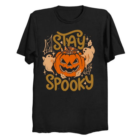 Stay Spooky - Dark Cute Evil Halloween Pumpkin Lettering Gift tiny thumbnail