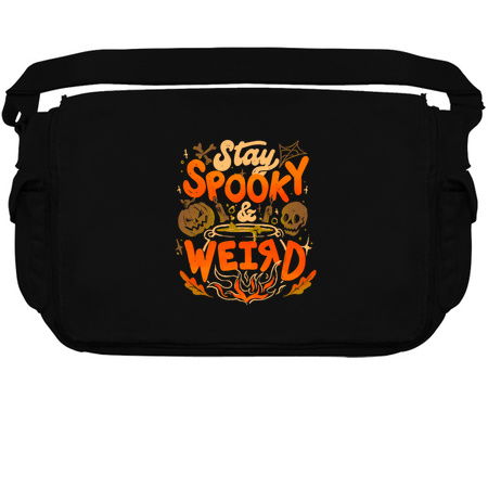 Stay Spooky and Weird - Dark Cute Evil Halloween Pumpkin Lettering Gift tiny thumbnail