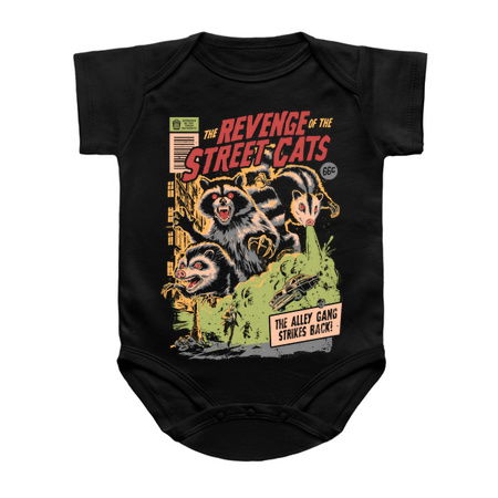 The Revenge of the Street Cats - Dark Horror Movie Raccoon Possum Poster Gift tiny thumbnail