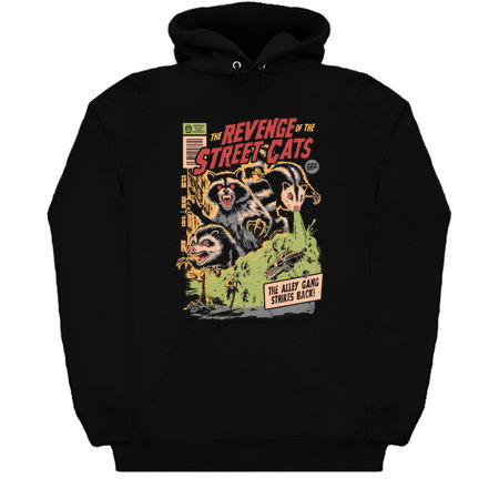 The Revenge of the Street Cats - Dark Horror Movie Raccoon Possum Poster Gift tiny thumbnail