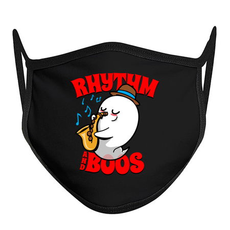 Funny Cute Music Halloween Kawaii Ghost tiny thumbnail