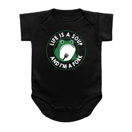 Life Is Soup and I'm a Fork Frog by Tobe Fonseca tiny thumbnail