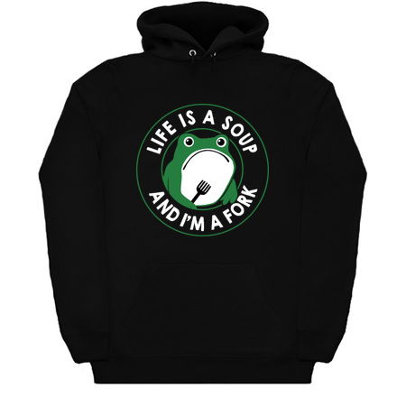 Life Is Soup and I'm a Fork Frog by Tobe Fonseca tiny thumbnail