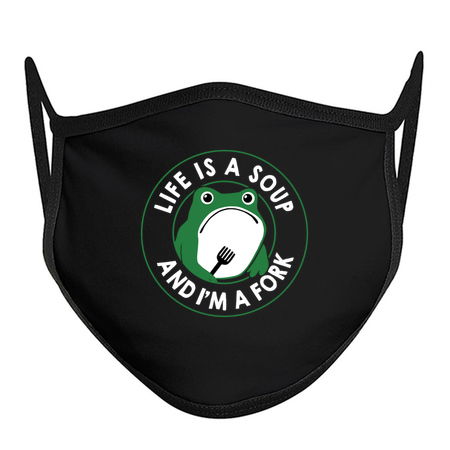 Life Is Soup and I'm a Fork Frog by Tobe Fonseca tiny thumbnail