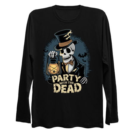 Party With The Dead Skeleton Lantern Design tiny thumbnail