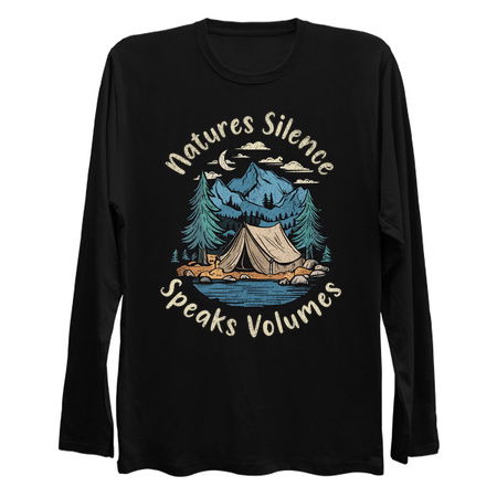 Nature's Silence Speaks Volumes Camping Design tiny thumbnail