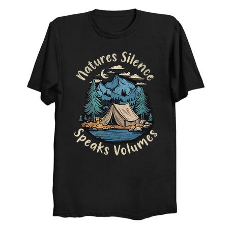 Nature's Silence Speaks Volumes Camping Design tiny thumbnail
