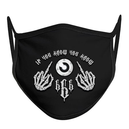 Demonic Middle Finger - Horror Humor tiny thumbnail