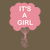 It's A Girl Pink Balloon Baby Shower tiny thumbnail