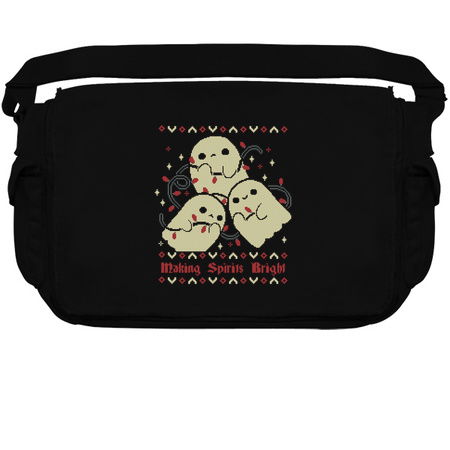 Cute Ghosts Making Spirits Bright UGLY CHRISTMAS tiny thumbnail