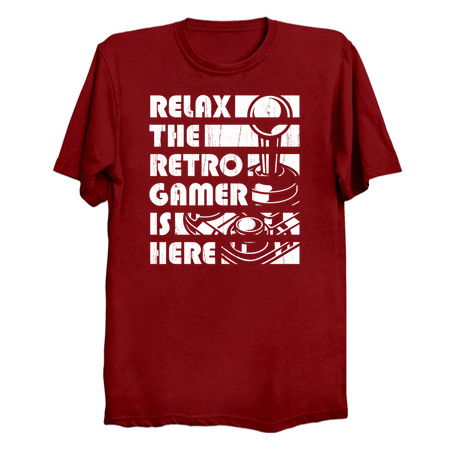 The Retro Gamer is Here - Vintage White tiny thumbnail