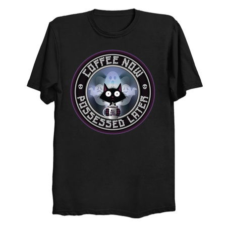 Coffee Now Possessed Later - Halloween Cat tiny thumbnail