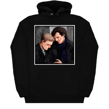 Johnlock Sherlock and Watson Portrait tiny thumbnail